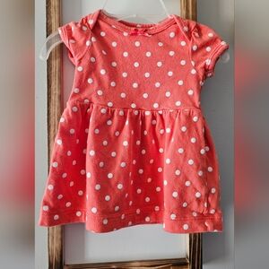 Polka Dot Coral Kids Shirt